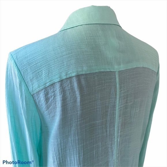 💚CHICO’S SEA FOAM GREEN TOP💚 - Picture 6 of 9
